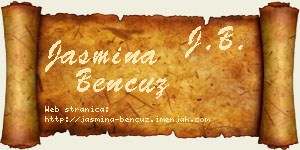 Jasmina Bencuz vizit kartica